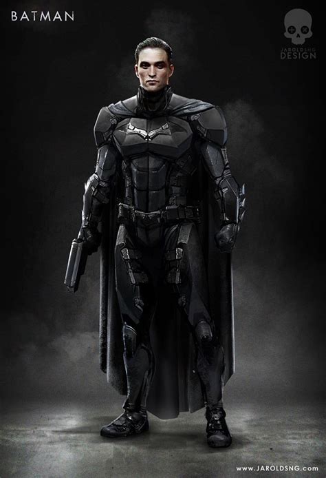 robert pattinson batman suit concept